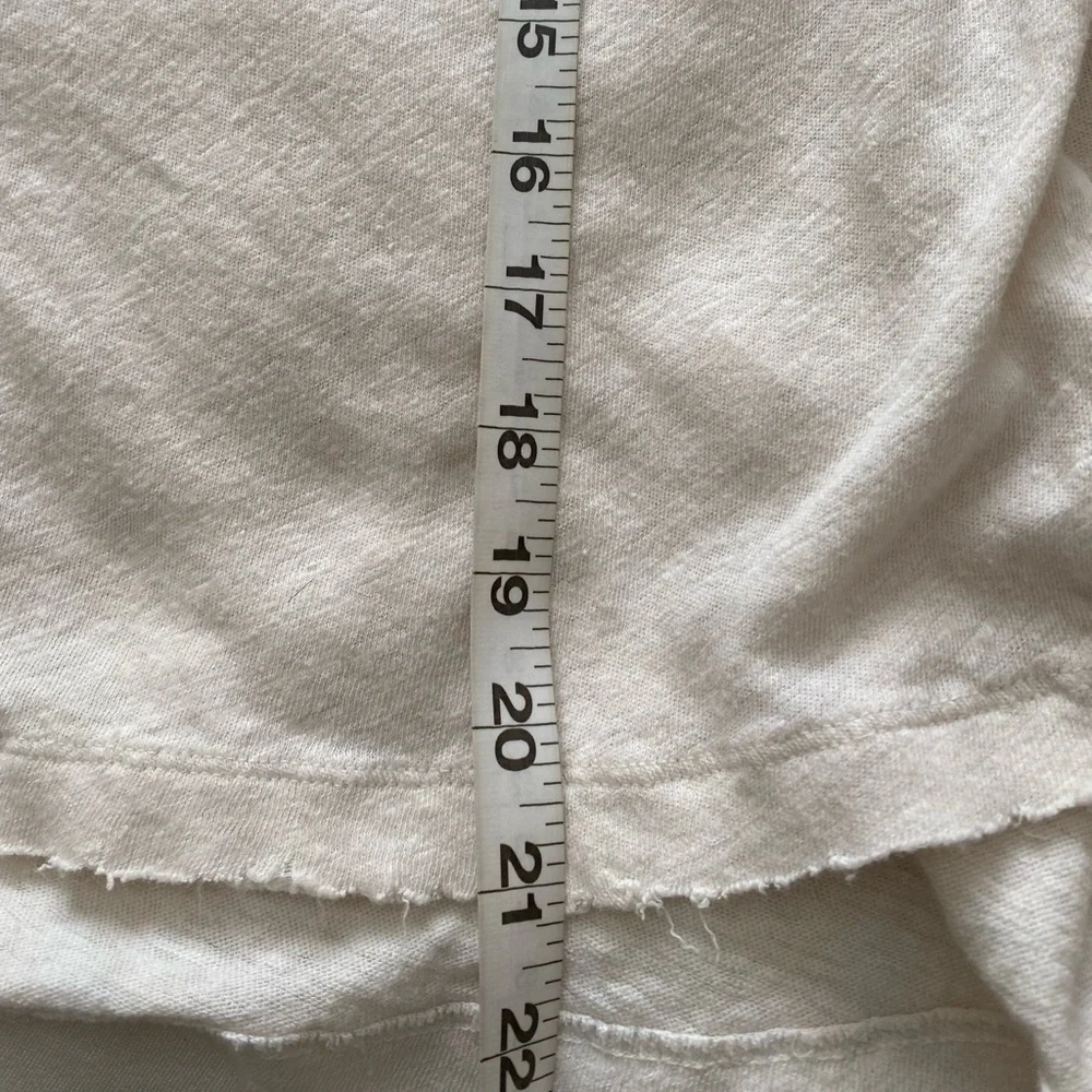 FREE PEOPLE Starry Night Dip Dye Ombre Linen Top S